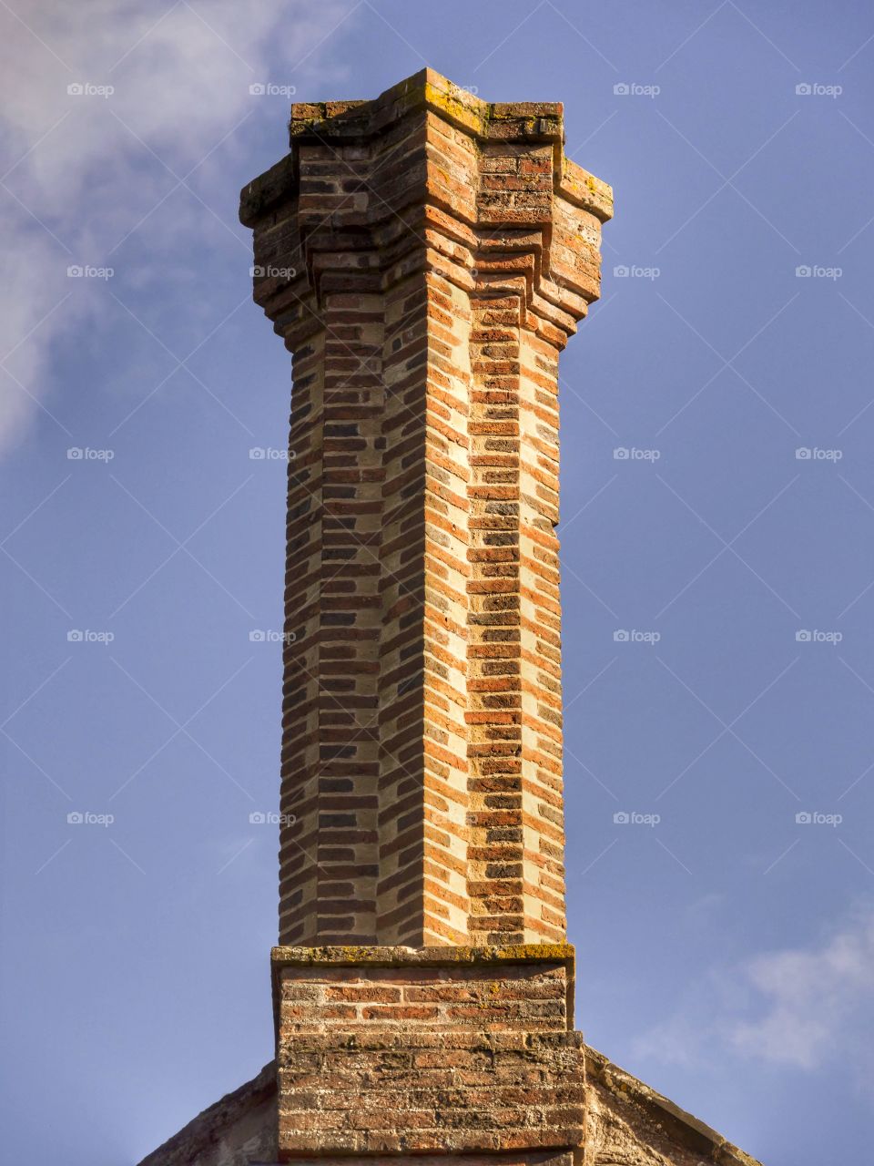 Chimney . Old chimney