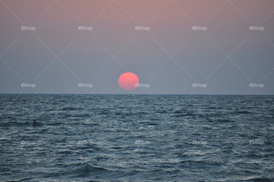 Sunset at Pensacola beach