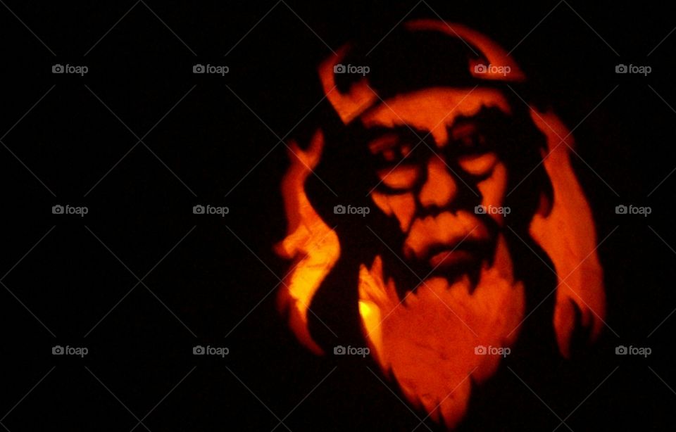 creative character jack-o'-lantern