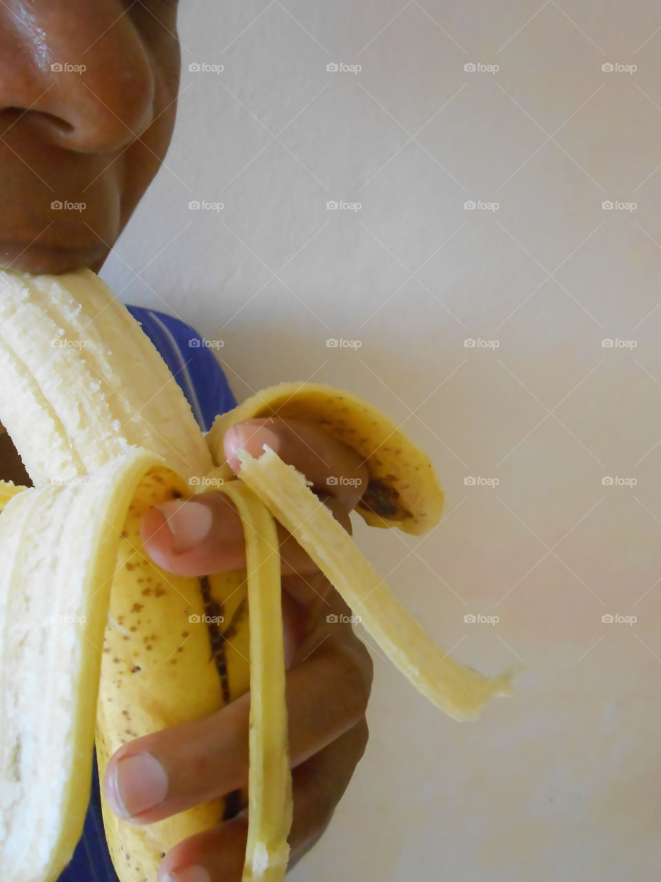 Eating Ripe Banana