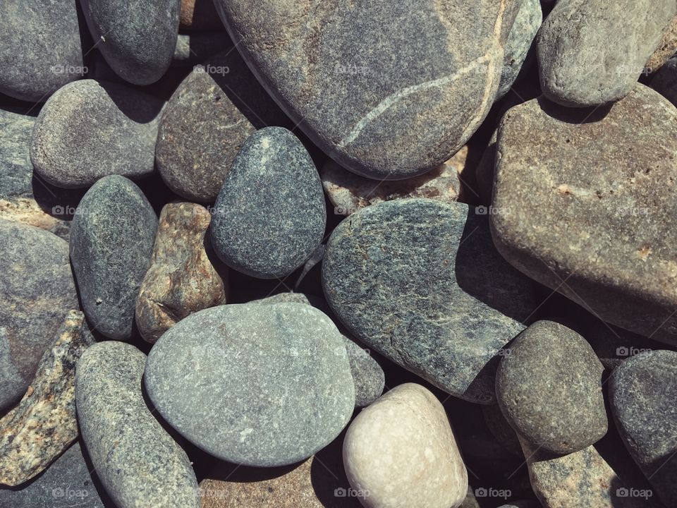 Beach stones