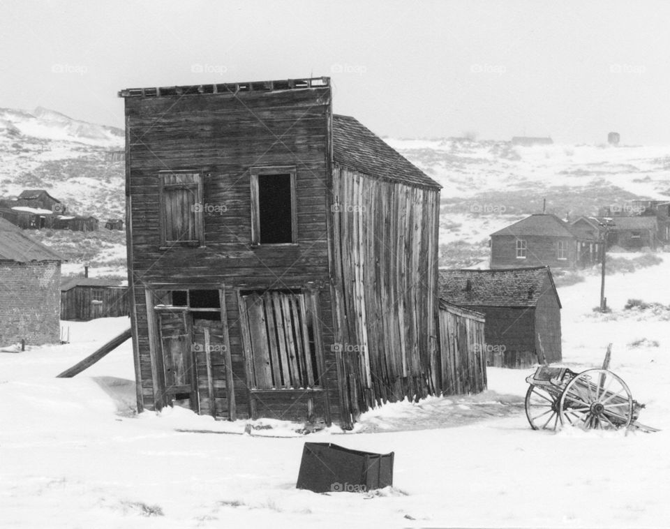 Snow day in Bodie