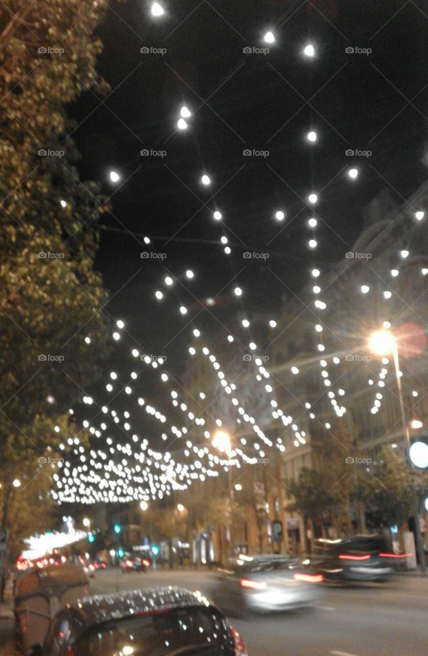 Lights in the main street