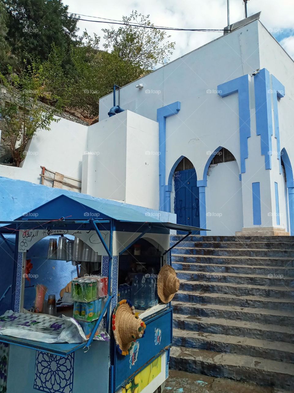 Place in Chefchaouen city of morocco