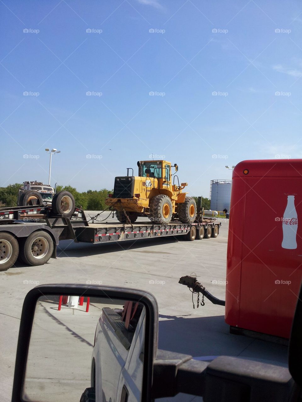 forklift. going to a rig move