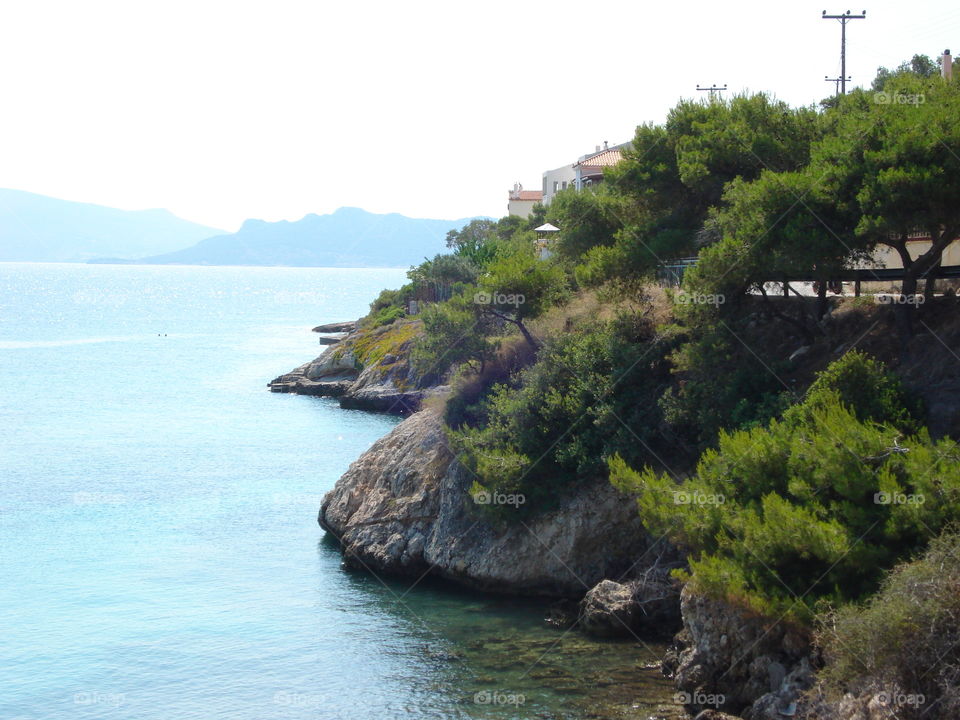 magic Greek island shot