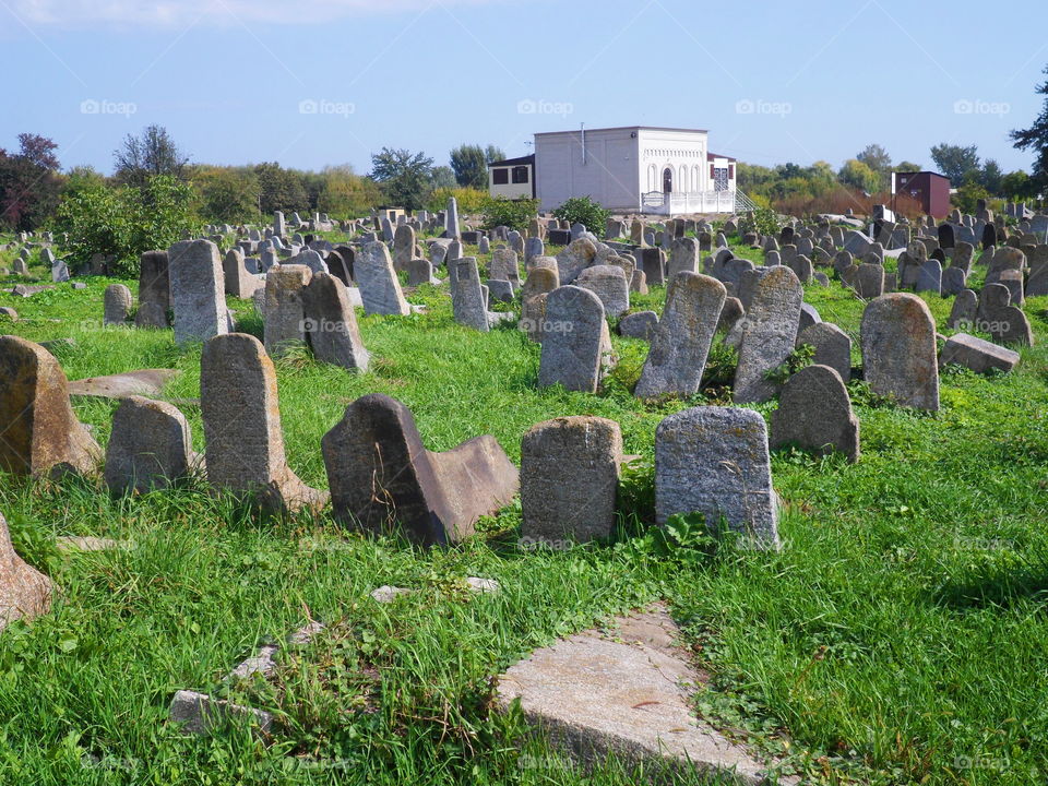 Jewish cemetery in the city of Berdychiv, Ukraine