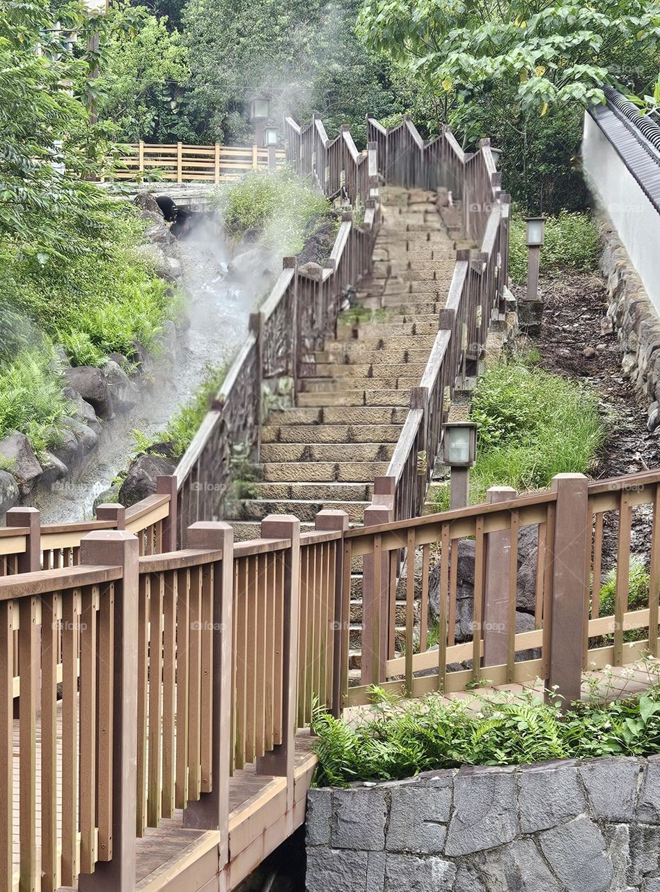 Taiwan Beitou Hot Spring Boardwalk