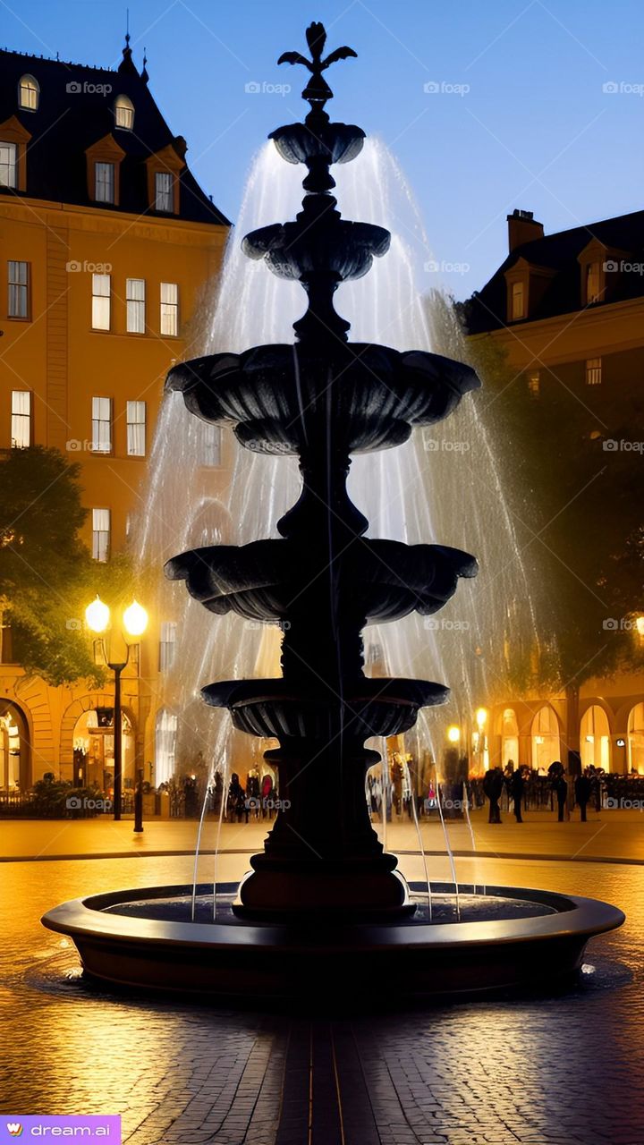 Fontana notturna