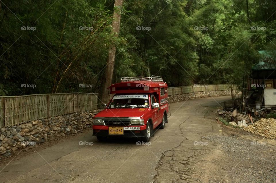 When traveling to Thailand, if going to Chiang Mai province, you have to take a car like this.