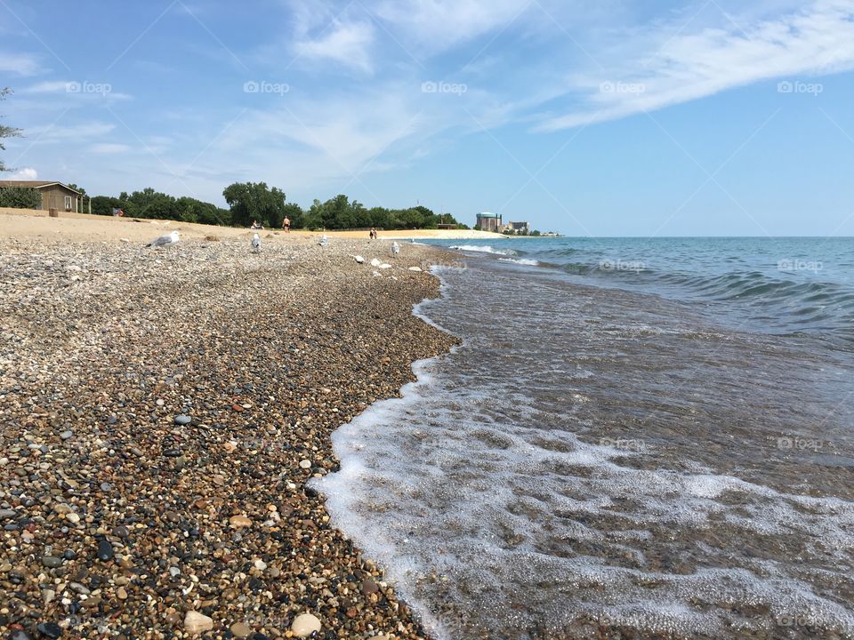Lake Michigan shore 