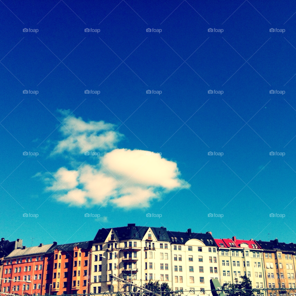 sky blue stockholm sol by bumbiru