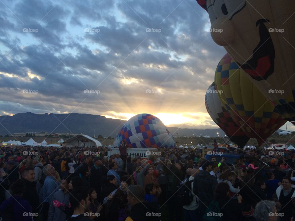 New Mexico Balloon Fiesta Sunrise