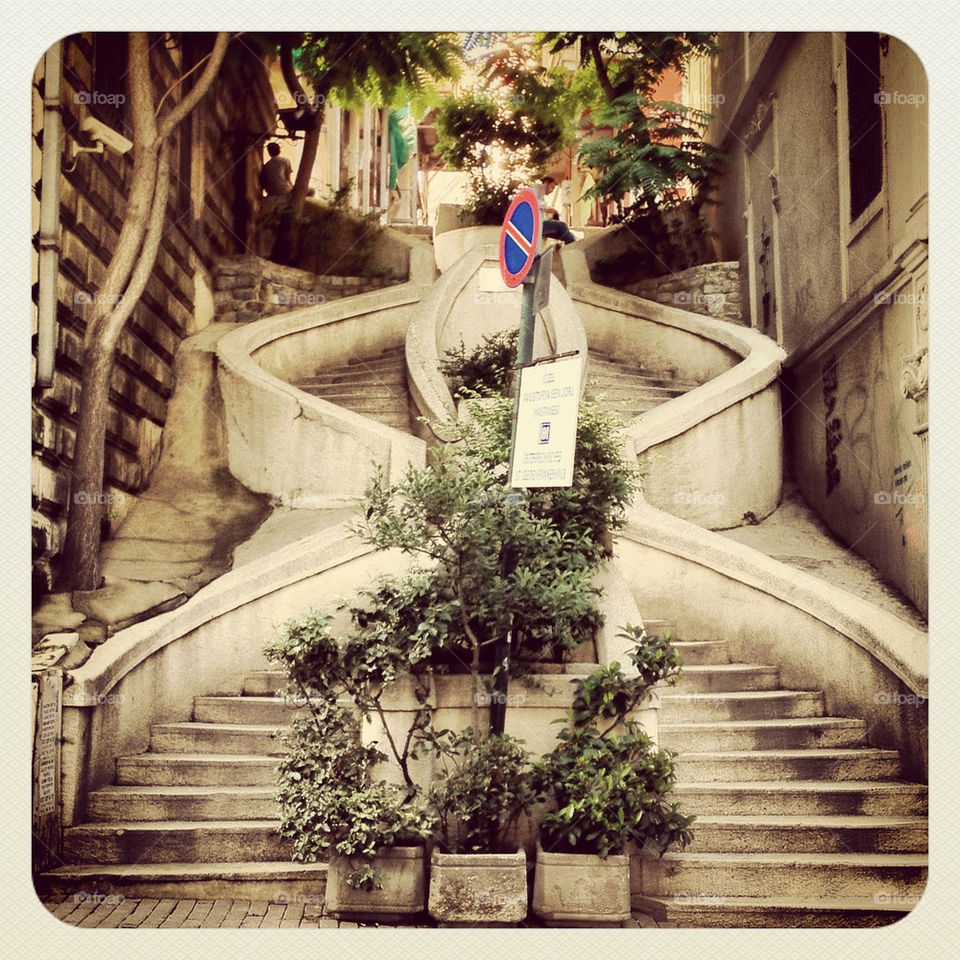 Stairs at beyoglu istanbul