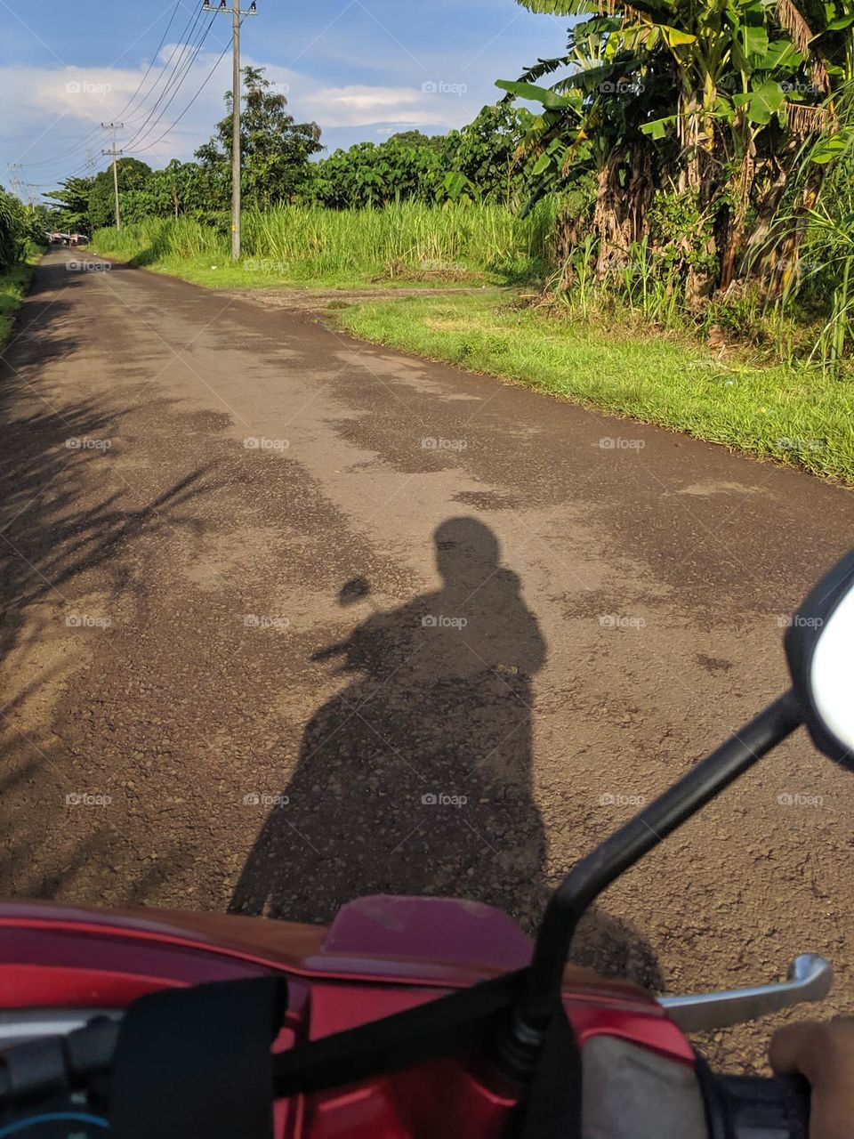 Riding on motorbikes