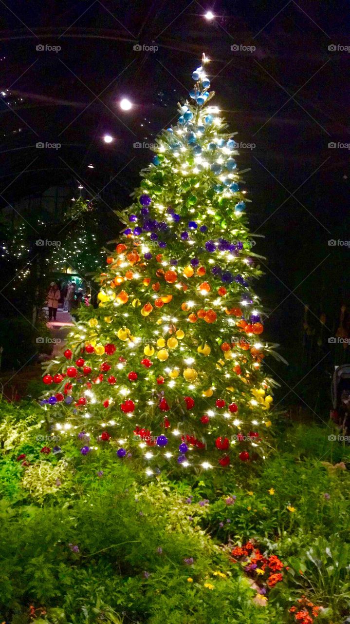 Rainbow Christmas tree