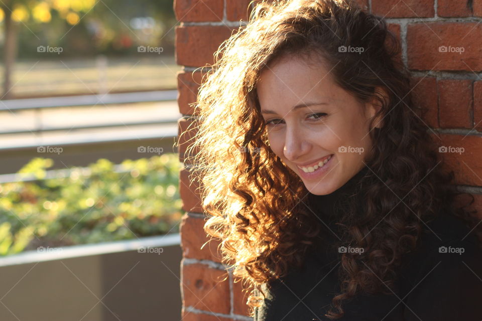 Portrait of a smiling woman