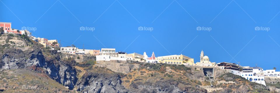 Cliff city - Santorini, Greece 