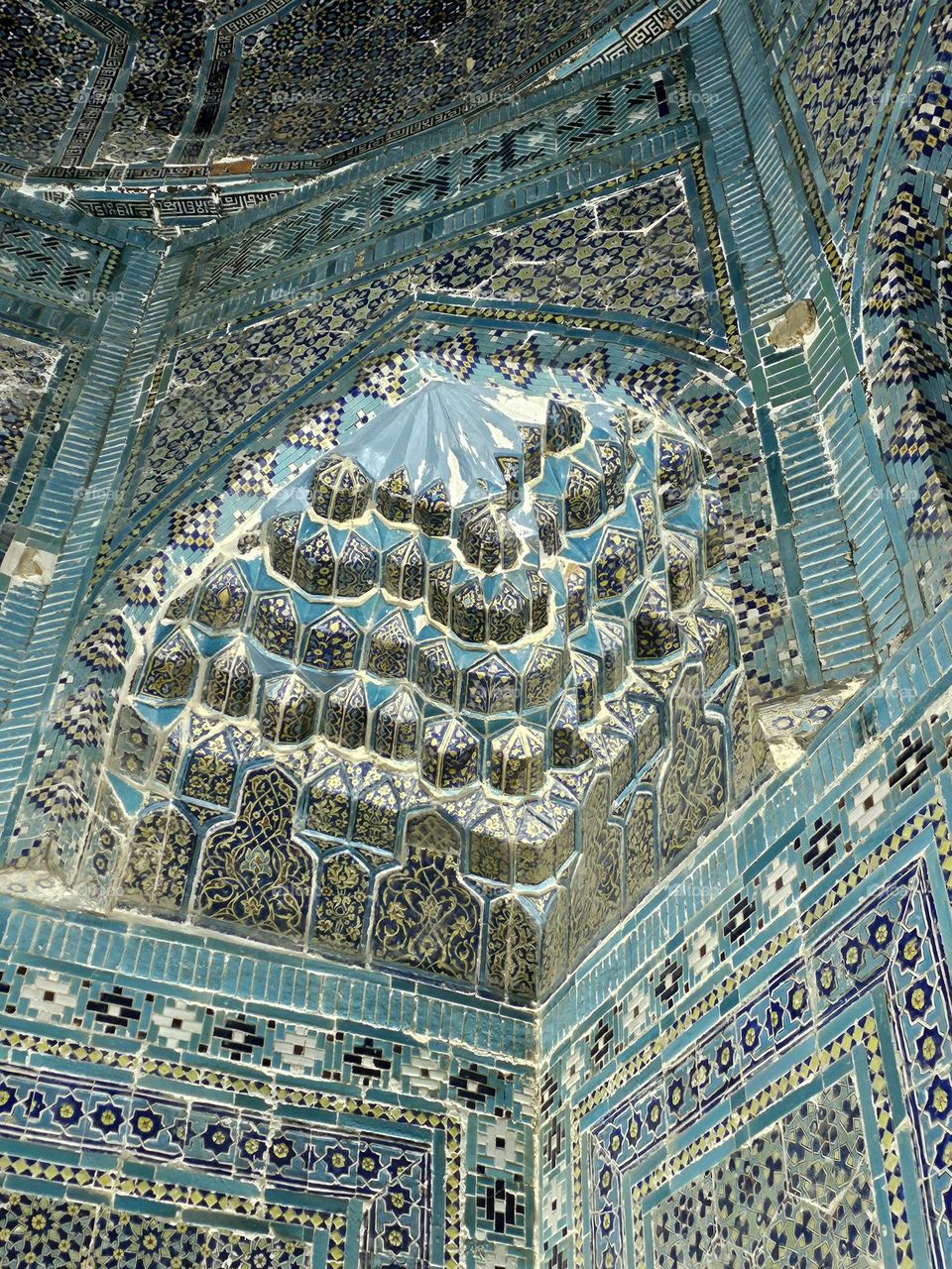 plafond des tombeaux de Samarkand