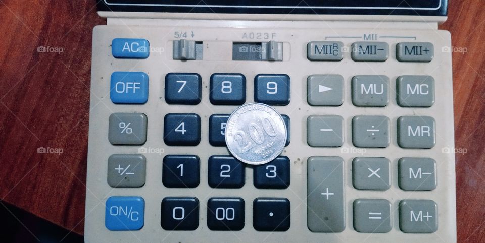 Money and calculator