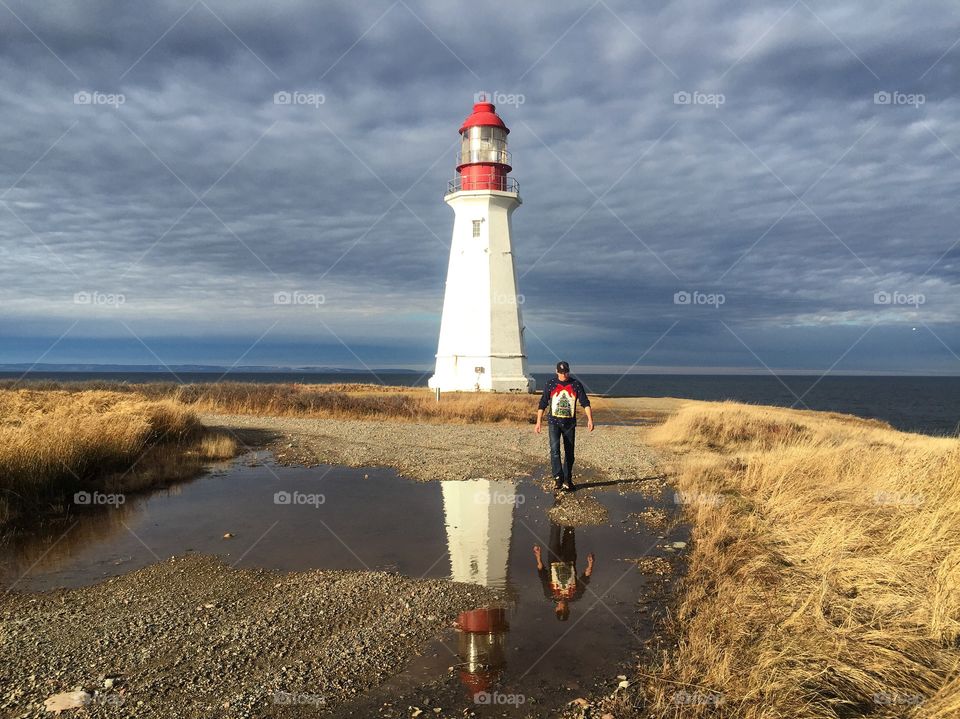 Lighthouse reflection 