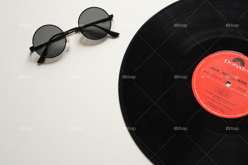 Old gramophone record