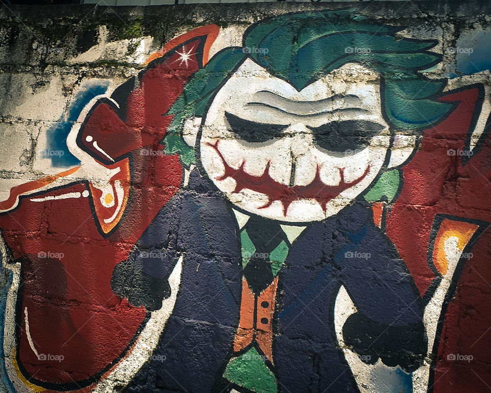 wall art cute joker