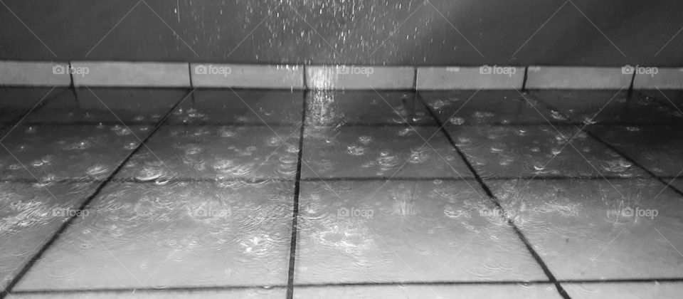 Rain,raindrops,drops,water drops,water,wet,landscape,house,nature,wall,flat, wet floor