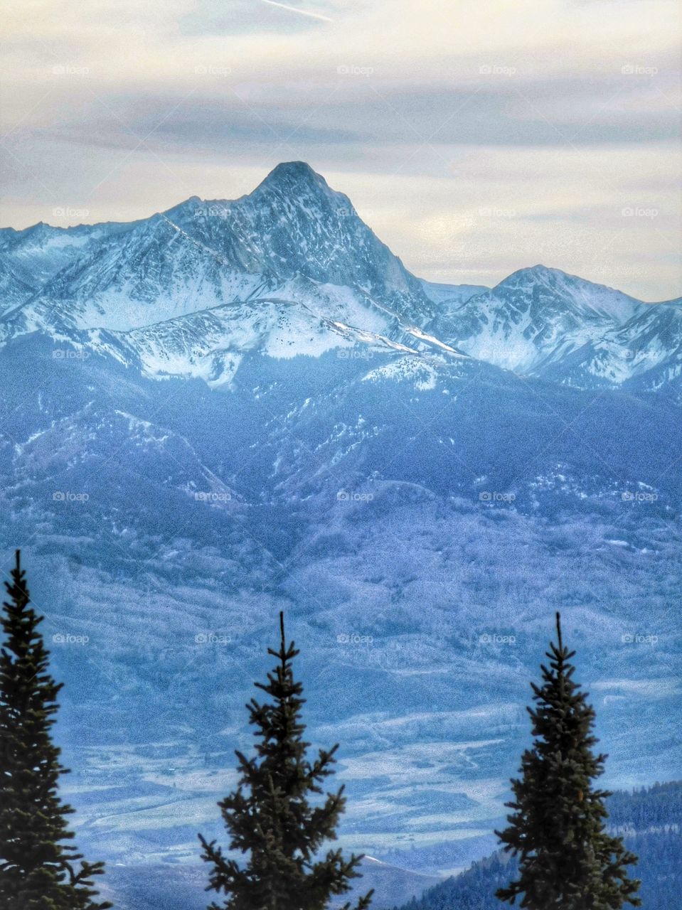 Capital Peak guarding the valley below