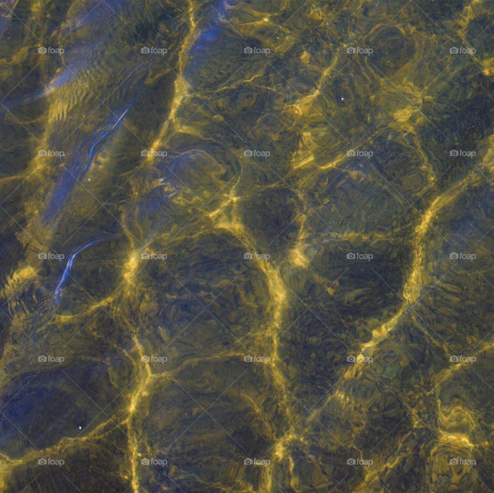 High angle view of a water ripples