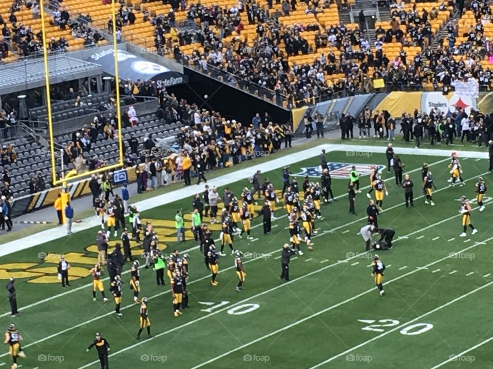 Pittsburgh PA, Steeler vs. Patriots 