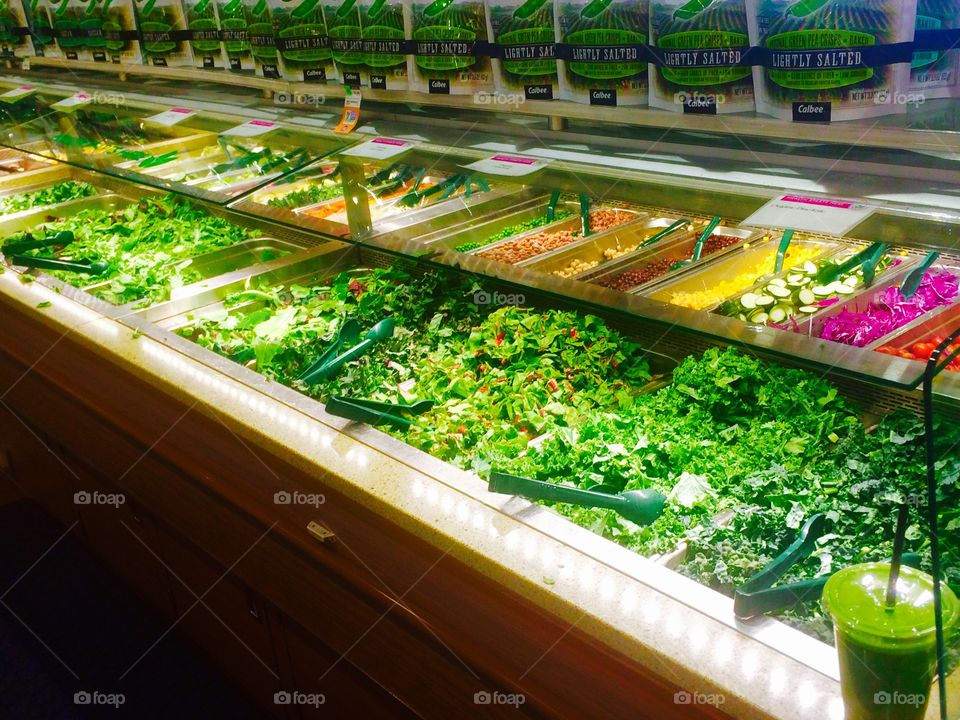 Salad bar. Whole foods 