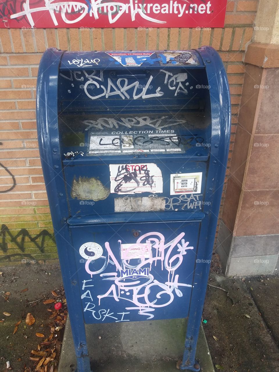 Tagged Mailbox down in the 5 Points Hipster part of Jacksonville FL.