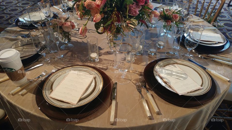 fancy table setting