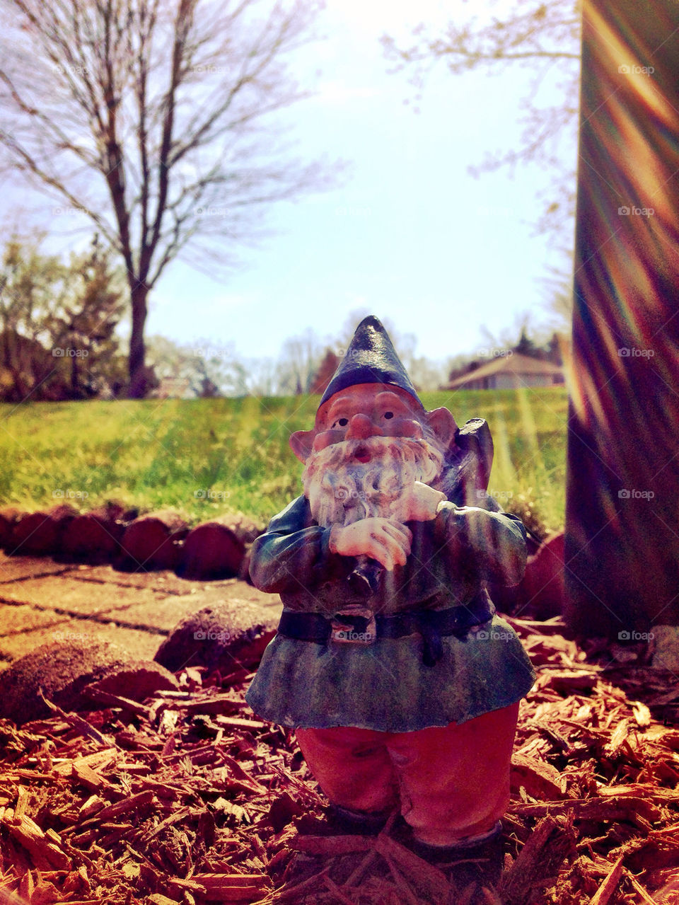 Springtime gnome