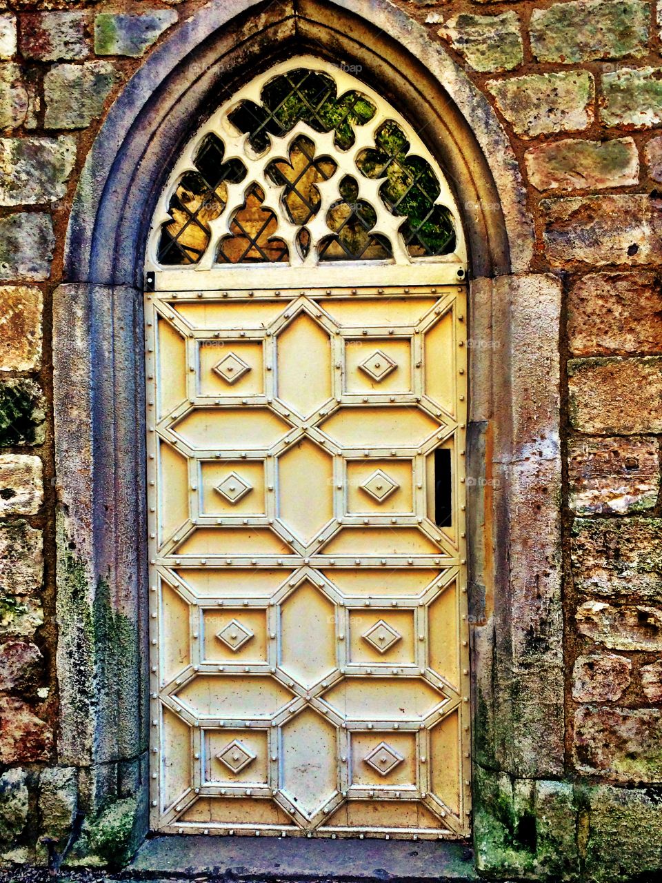 Old medieval door