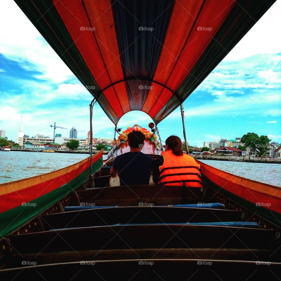 Long tail boat ride, Bangkok 