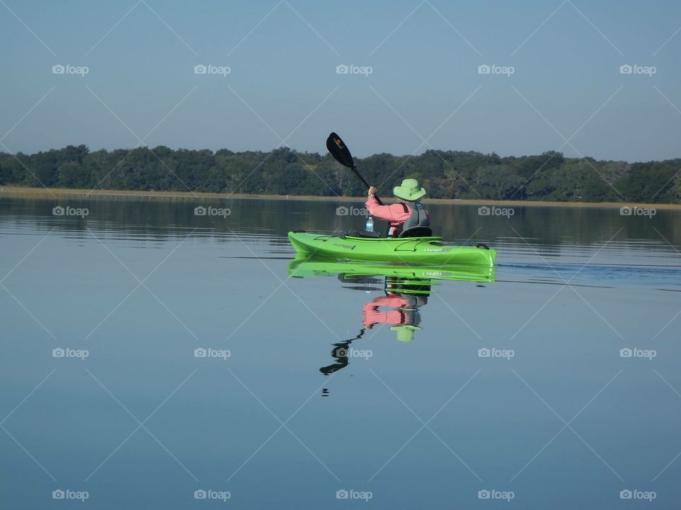 Kayak reflection