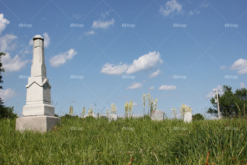 blue sky graveyard