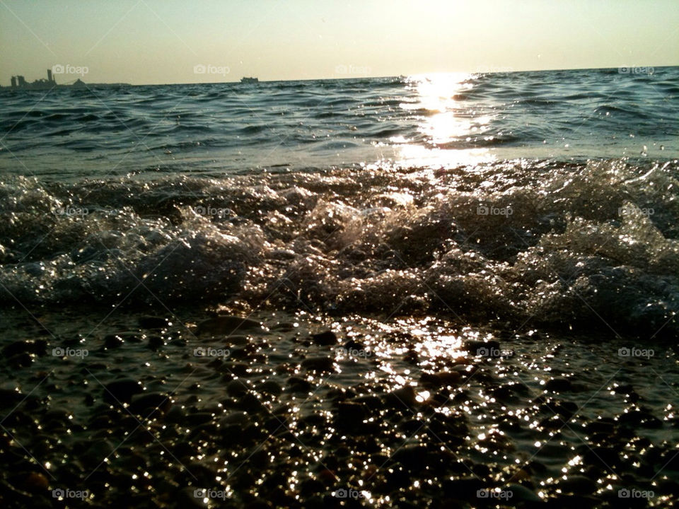 beach summer sunset water by 8mmmemory
