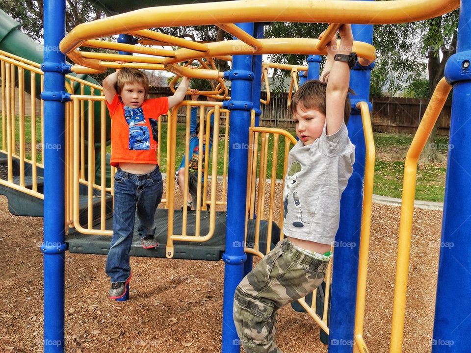 Boys On Monkeybars