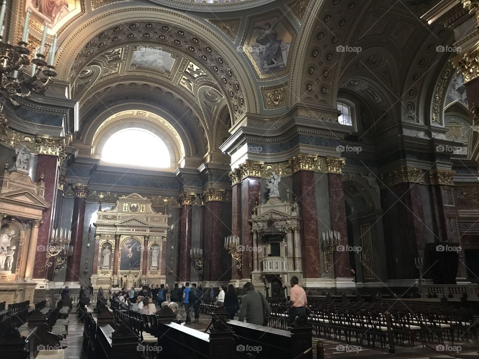 Inside St Stephens Basilica 