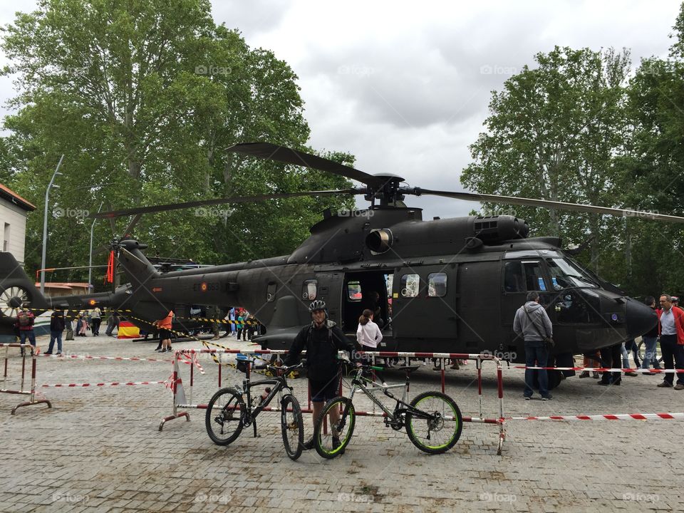 Bikes and army