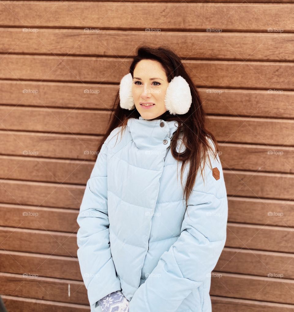 Outdoors girl portrait