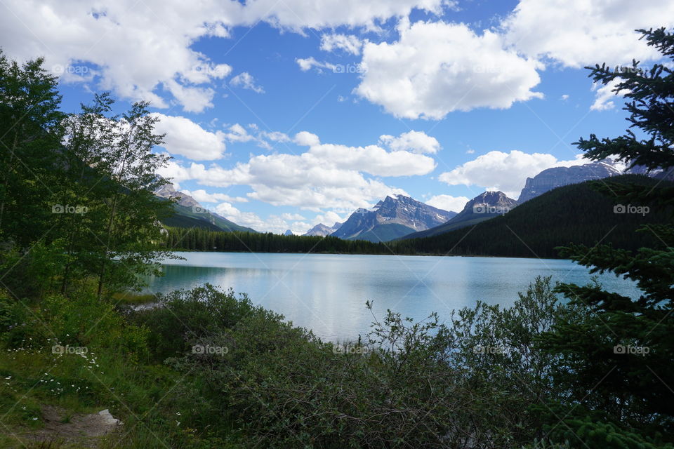 Natural shot of a Canadian Lake