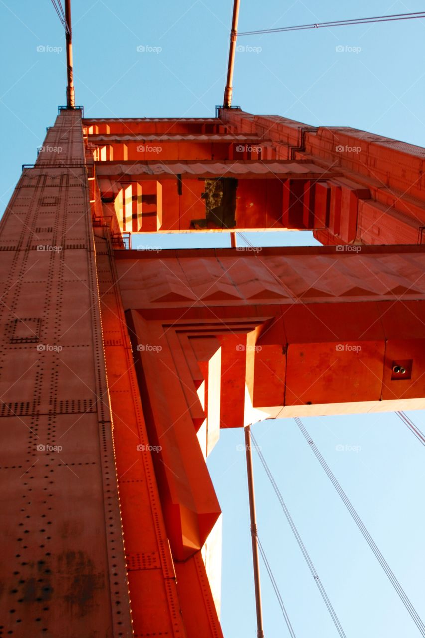 Golden Gate Bridge construction 