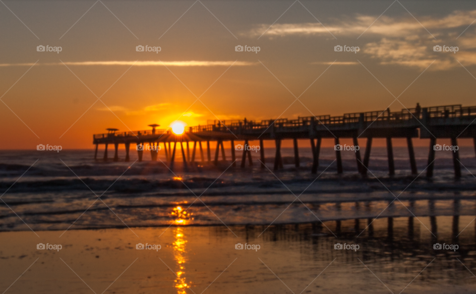 Sunrise on the pier