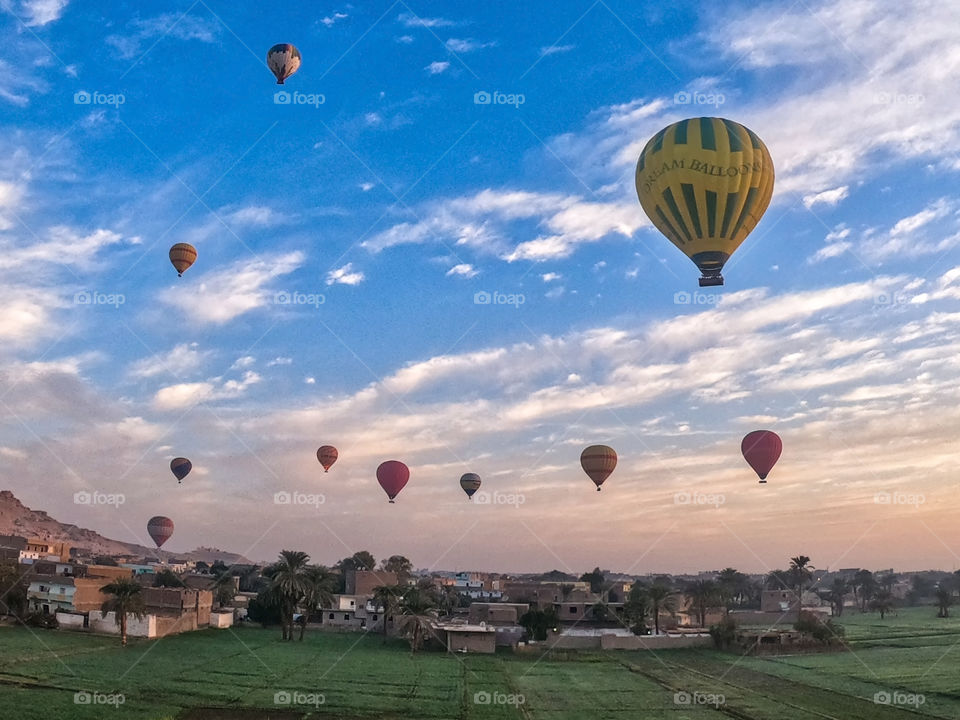 Balloon time in the nice field view