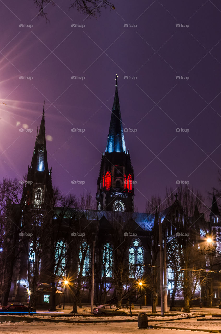 St. Olga and Elizabeth cathedral in Lviv city