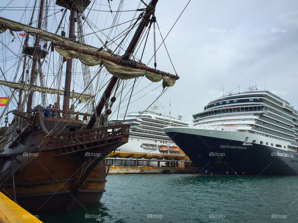 Old and New on the Open Seas